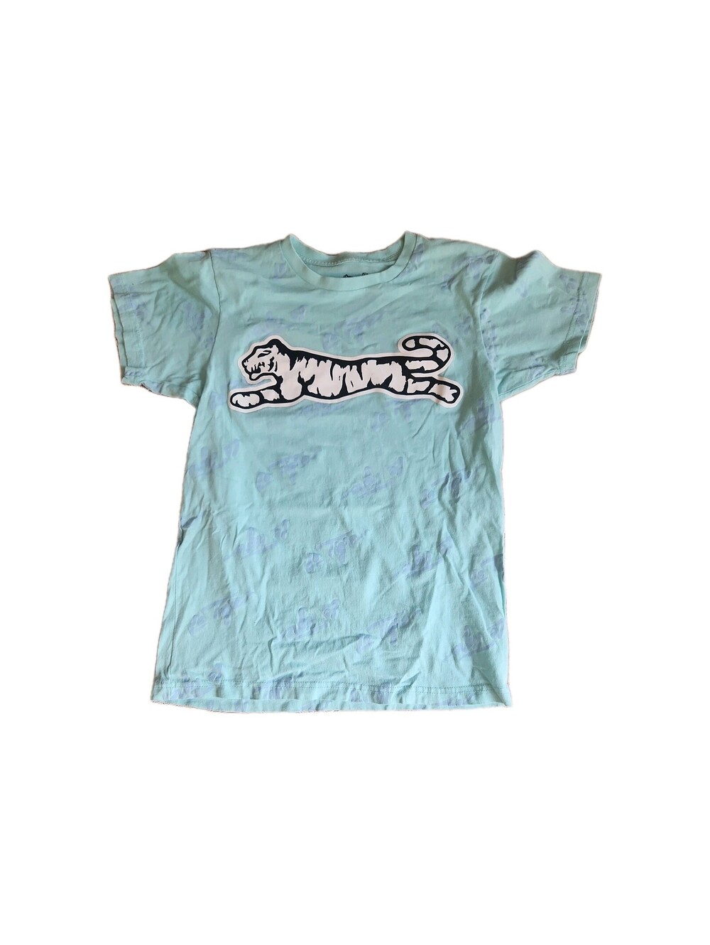 Le Tigre Mens Blue Downhill Graphic T Shirt Medium